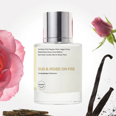 Oud & Rose on Fire